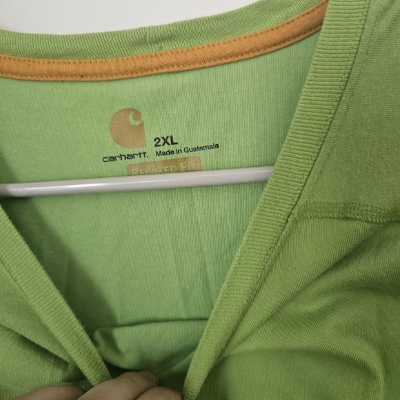 🛍Carhartt Men's Green T-Shirt XXL - Picture 3 of 4